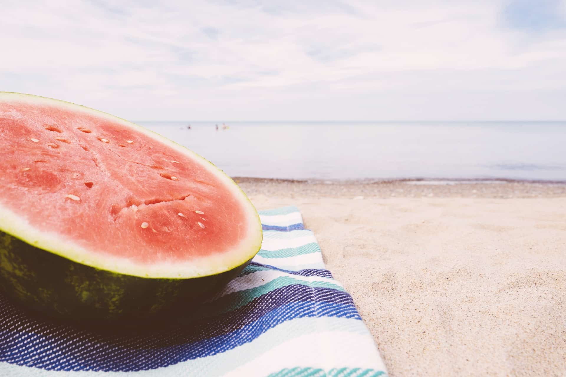 mellanmål på stranden